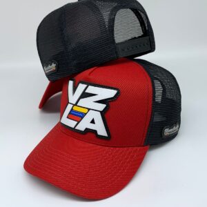 Boné da Venezuela Modelo Trucker Vermelho / Gorra Venezolana Modelo Camionero Rojo