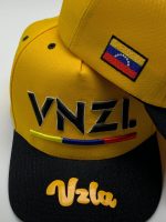 Gorra Venezolana Amarilla con negro #0034 - Imagem 5