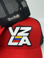 Boné da Venezuela Modelo Trucker Vermelho / Gorra Venezolana Modelo Camionero Rojo - Imagem 3