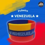 Pulseira Silicone Venezuela / pulsera venezolana - Imagem 4