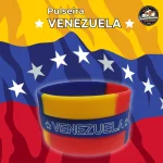 Pulseira Silicone Venezuela / pulsera venezolana - Imagem 2