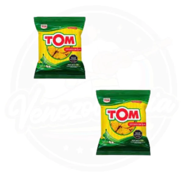 TOM Platanitos – Snack de plátano frito venezolano.