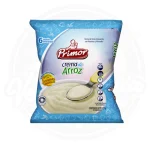 Crema de Arroz. Harina de arroz con vitaminas y minerales.
