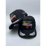 Boné Preto Venezuela com Bordado de Mapa, Louro e Estrelas – Modelo Exclusivo - Imagem 4