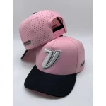 Boné Venezolandia Unissex Laser Cut - Rosa e Preto Premium Ajustável - Imagem 5