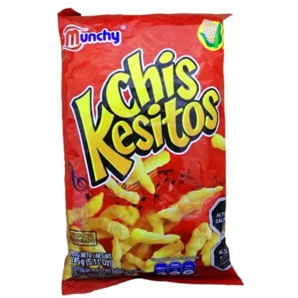 Chiskesitos Munchy 145g - O Verdadeiro Salgadinho de Queijo Venezuelano