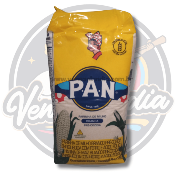 1 Kg Harina P.A.N, Farinha de milho venezuelana, harina PAN pre-cozida enriquecida 1kg