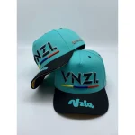 Boné VNZL Turquesa | Boné da Venezuela Snapback Tricolor Original Venezolandia - Imagem 4