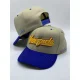 Boné Venezolanidade Premium Aba Curva - Venezuela Bordado 3D Bege e Azul Royal