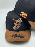 Boné VZLA Premium Preto e Marrom — Edição Venezolandia - Imagem 5