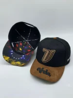 Boné VZLA Premium Preto e Marrom — Edição Venezolandia